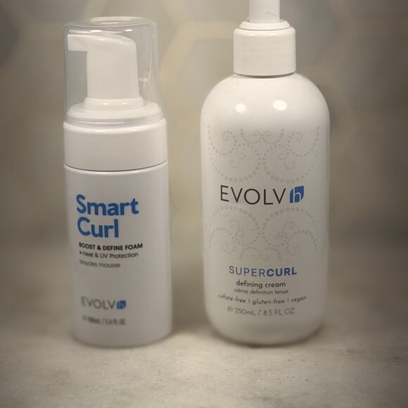 EVOLVh - SmartCurl Defining Foam with Heat + UV Protection + Defining Cream - Picture 1 of 6